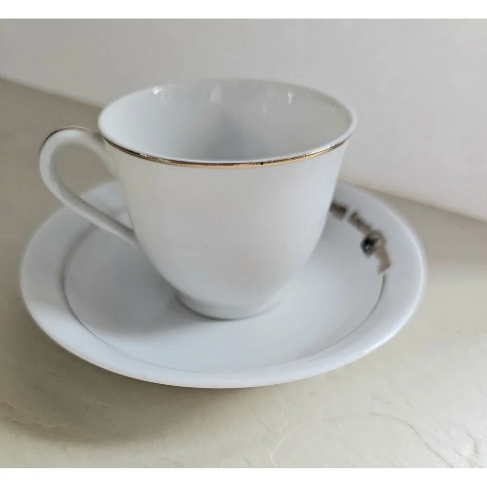 Vintage Walt Disney World Castle Demitasse Cup And Saucer
